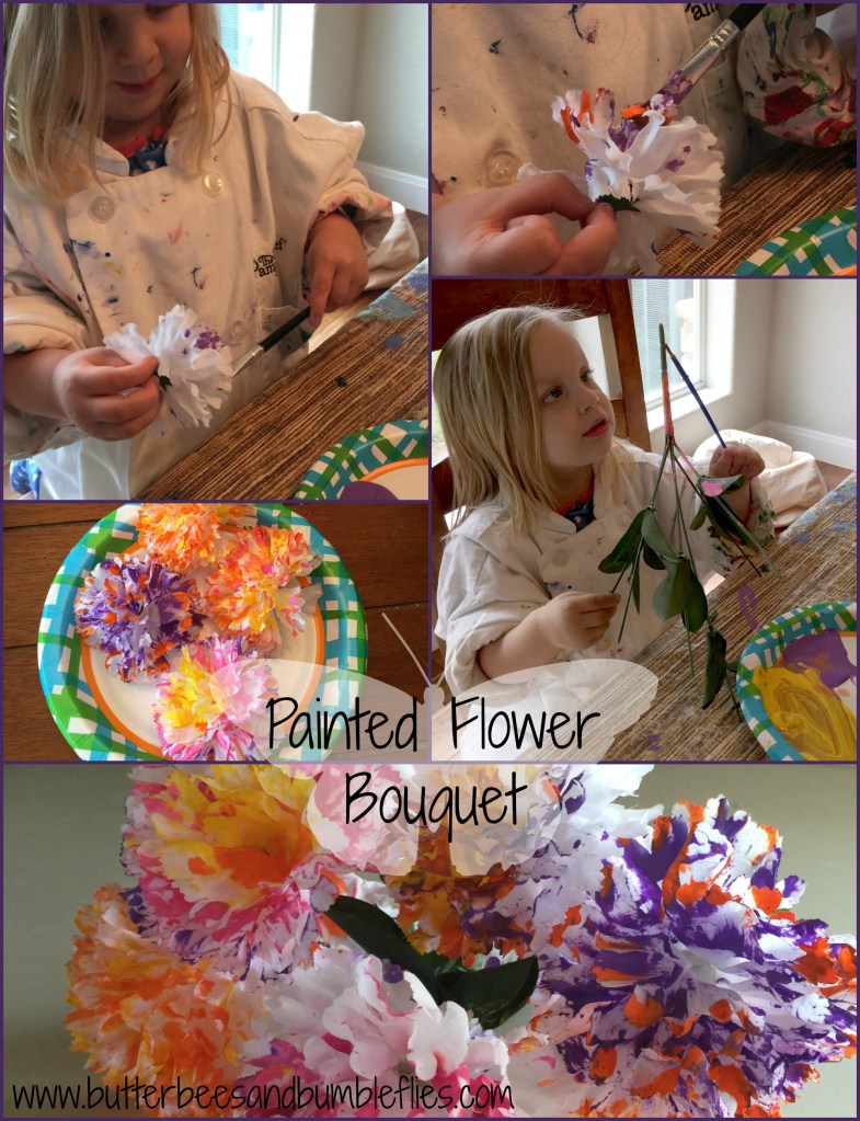 painted flower bouquet