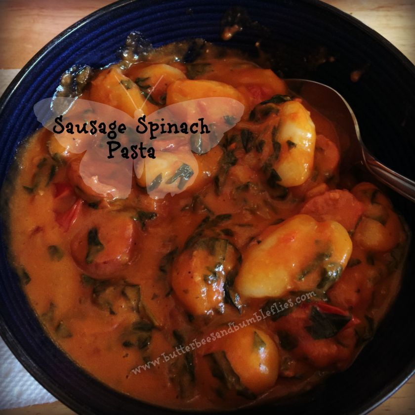 sausage spinach pasta