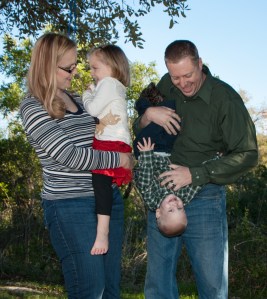 Part of our family Christmas photo shoot - I wasn't huge, but was not happy with my body, and certainly wasn't feeling good carrying around extra weight... plus a kid or two.